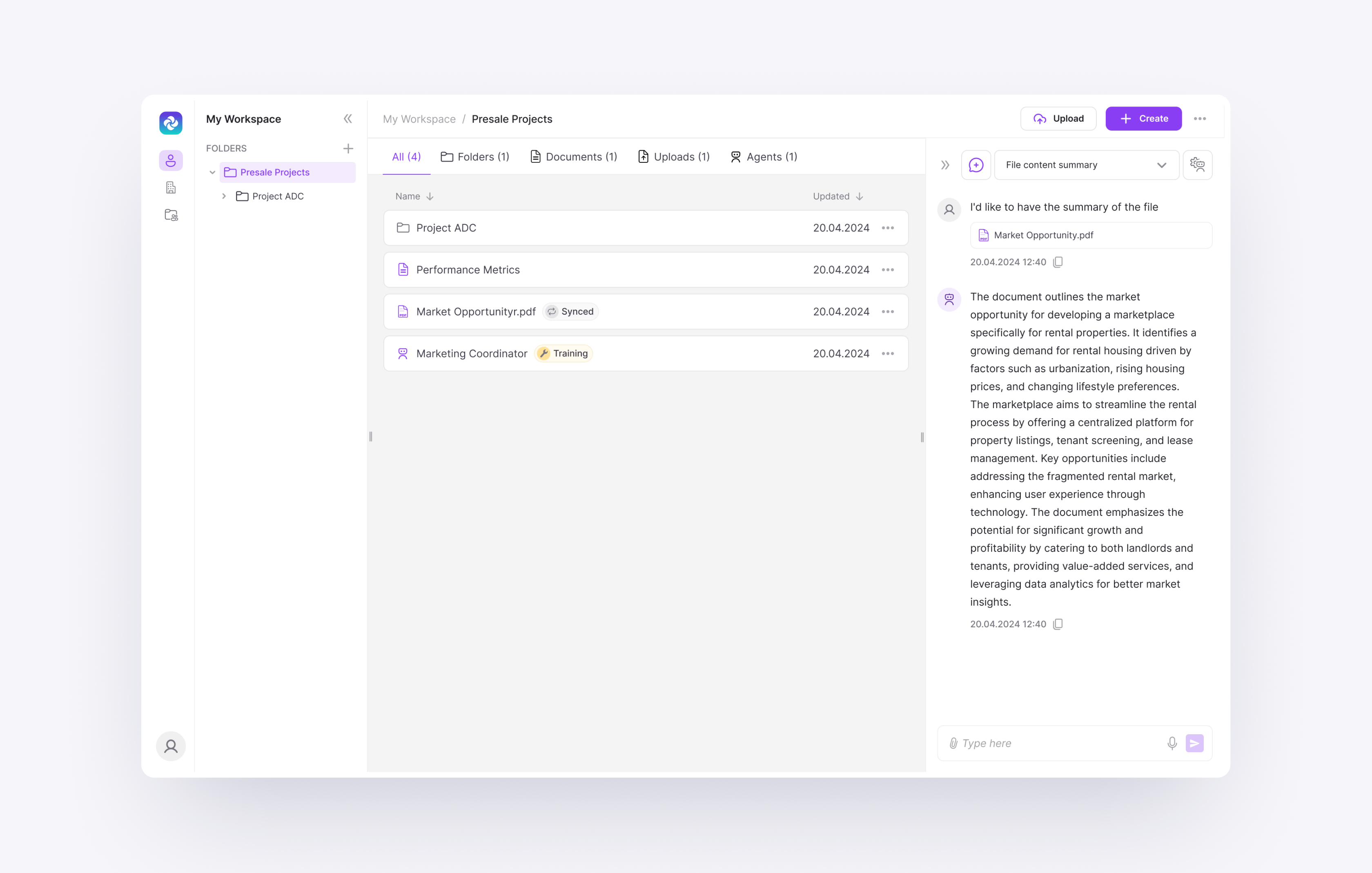 About project About project