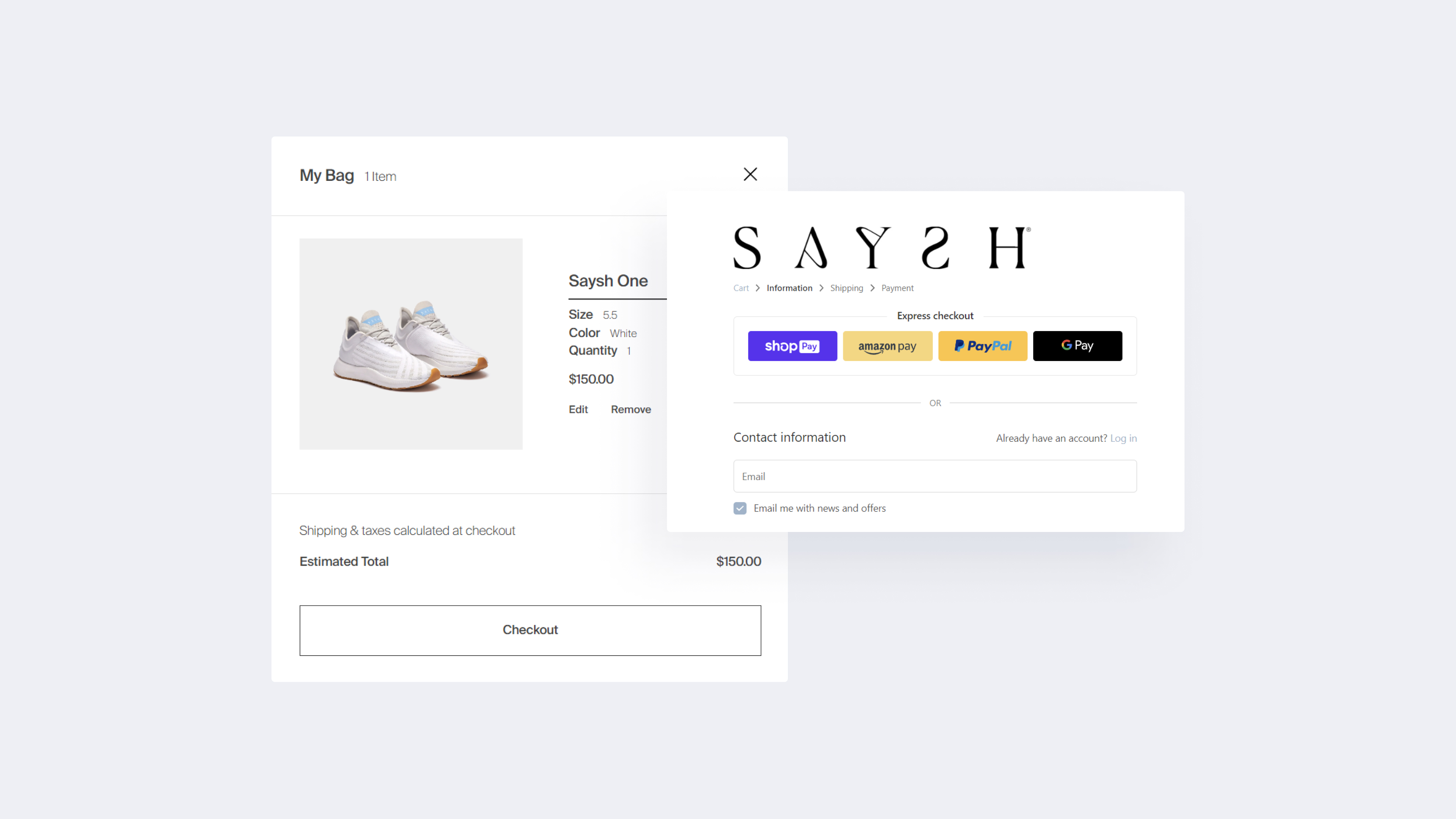 Saysh-Solutions Shopify development for ecommerce website